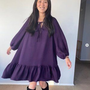 Custom Handmade Purple Dress